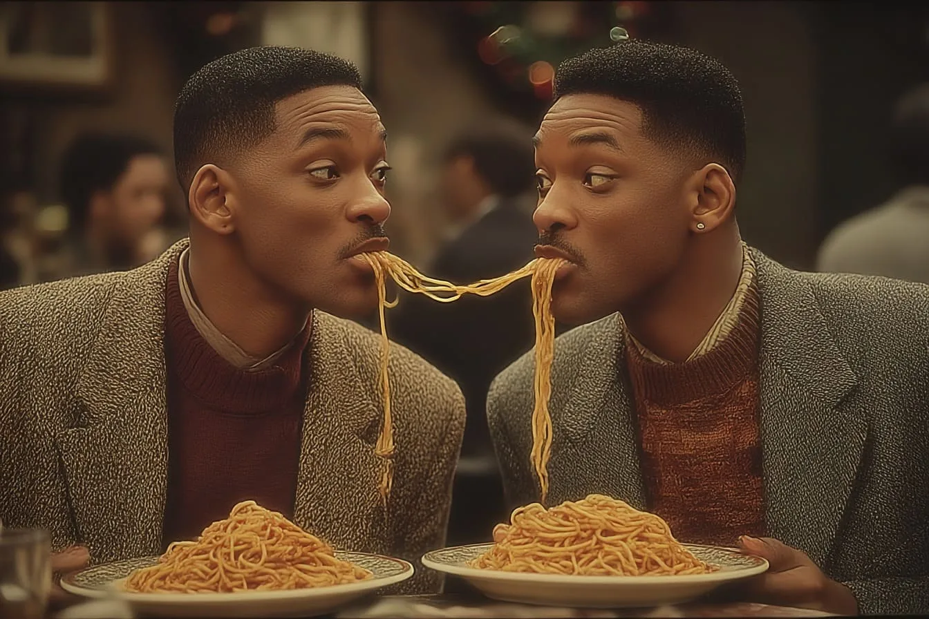 Will Smith mocked for his AI generated audience