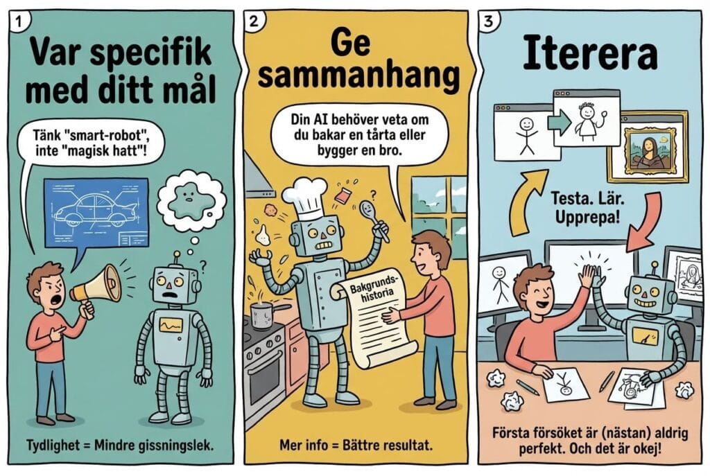 Enkla steg i ai prompting
